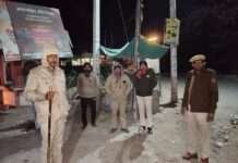 नव नियुक्त सीआई रामचन्द्र कुमावत ने युवा पुलिस मित्रों संग की रात्रि गश्त