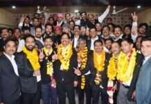 उम्मेद सिंह राठौड़ बड़ी जीत से बने भीलवाड़ा जिला अभिभाषक संस्था अध्यक्ष