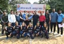 क्रीड़ा भारती की खेल कबड्डी खेल स्पर्धा का शुभारम्भ