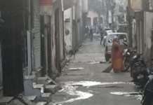 गणगौरी बाजार, विष्णु मार्ग में सीवर जाम लोग परेशान