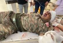 डांगावास के पास सैनिकों का वाहन पलटा, दो जवान गंभीर घायल