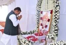 मुख्यमंत्री भजनलाल शर्मा ने पूर्व मंत्री स्व. हेमसिंह भड़ाना को दी श्रद्धांजलि