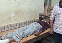 तेज रफ्तार कार की टक्कर से युवक का पैर टूटा, बीकानेर रेफर