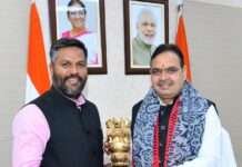 देवनारायण बोर्ड अध्यक्ष ने सीएम से भेंट कर सौंपा मांगपत्र