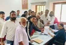 बीकानेर की बेटी को न्याय दिलाने सेन समाज का कलेक्ट्रेट पर प्रदर्शन