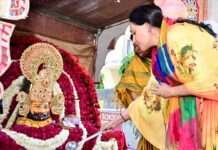 विद्याधर नगर में भक्ति की बयार: दिया कुमारी ने पदयात्रा को किया रवाना