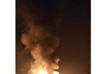 डेह बाईपास पर केमिकल टैंकर में भीषण आग, 2 घंटे बाद पाया काबू