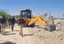 हरसोर में प्रशासन की बड़ी कार्रवाई, अवैध अतिक्रमण पर चला बुलडोजर