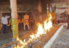 नानोर गांव में नवरात्र पर अग्नि चूल पर आस्था का अद्भुत दृश्य