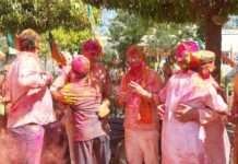 जयपुर में भाजपा कार्यालय पर धूमधाम से मनी होली