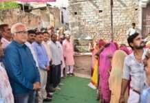 विधानसभा अध्यक्ष वासुदेव देवनानी ने सड़क निर्माण कार्य का किया शुभारंभ