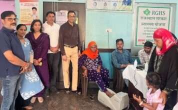 लायंस क्लब सीकर क्राउन ने लगाया निःशुल्क बीएमडी कैंप