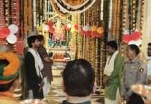 राजस्थान दिवस पर गंगा माता मंदिर में विशेष महा आरती