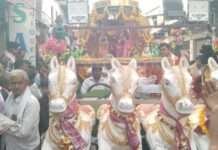 कठूमर में गणगौर महोत्सव पर भव्य शोभा यात्रा