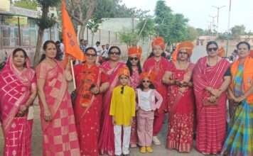 विश्व हिंदू परिषद के तत्वाधान में मातृशक्ति की वाहन रैली