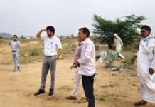 पंचायत समिति भवन निर्माण में मिली खामियां, एसडीएम ने जताई नाराजगी