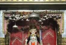 कल्याण धाम में रामनवमी पर महाआरती, भगवान कल्याण धणी का राममय श्रृंगार