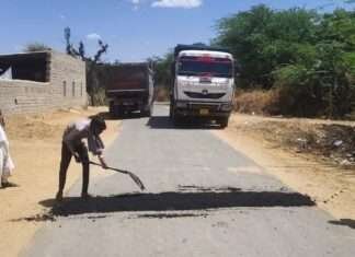 मुख्यमंत्री के निर्देश पर ग्रामीण क्षेत्रों में भी सड़कों के मरम्मत कार्य प्रारम्भ