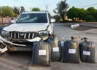 ऑपरेशन संकल्प के तहत बड़ी कार्रवाई, 75 किलो डोडा पोस्त, पिस्टल व कारतूस बरामद