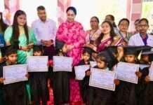 आंगनबाड़ी चलो अभियान: उपमुख्यमंत्री दिया कुमारी ने बच्चों संग मनाया प्रवेश उत्सव