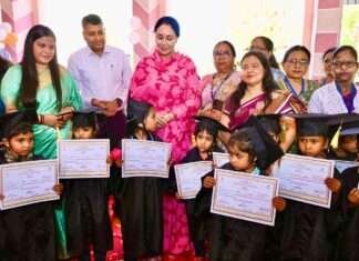 आंगनबाड़ी चलो अभियान: उपमुख्यमंत्री दिया कुमारी ने बच्चों संग मनाया प्रवेश उत्सव