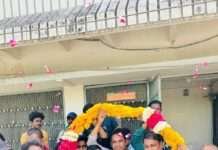 भाजपा अ.जा. मोर्चा के नवनियुक्त प्रदेश मंत्री रोशन मेघवंशी का भव्य स्वागत