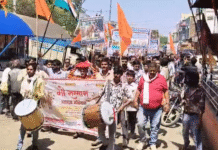 डग में गौ सम्मान आवाहन अभियान के तहत रैली, गोवंश संरक्षण की मांग