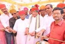 चाणौद ग्राम पंचायत को मिली विकास कार्यों की सौगात, जोराराम कुमावत ने किया शिलान्यास