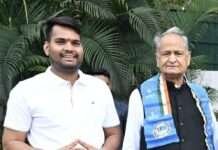 NSUI छात्रनेता किशन बैरवा जेल से रिहा, अशोक गहलोत से की मुलाकात