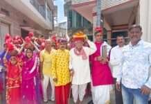 बिनोल में सात दिवसीय श्रीमद्भागवत कथा का शुभारंभ, धूमधाम से निकली पोथी यात्रा