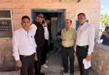 नागौर न्यायालय परिसर में पुराने प्याऊ का हो रहा पुनर्निर्माण