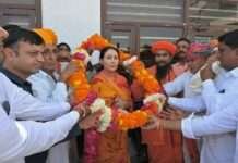 पादूकलां में उपमुख्यमंत्री दिया कुमारी का भव्य स्वागत, ग्रामीणों ने रखीं विकास की मांगें