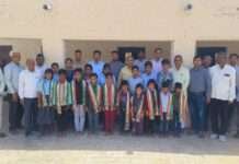 गंठीलासर विद्यालय में प्रवेशोत्सव कार्यक्रम धूमधाम से आयोजित