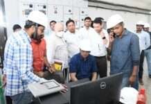 मुख्य सचिव वी. श्रीनिवास ने ईसरदा बांध परियोजना का किया निरीक्षण