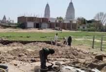 कीर समाज मंदिर के सामने 10 लाख की लागत से डोम निर्माण शुरू