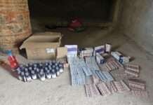 अवैध नशीली दवाओं का बड़ा भंडाफोड़, करीब 22 लाख की सामग्री जब्त