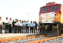 न्यू सराधना टर्मिनल से मुंद्रा पोर्ट के लिए पहली एक्सपोर्ट कंटेनर रैक रवाना