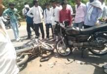 सरमथुरा में दो बाइकों की भीषण भिड़ंत, दो युवकों की मौत