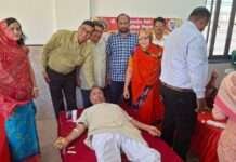परशुराम जयंती पर नागौर में रक्तदान शिविर, 21 यूनिट रक्त संग्रहित