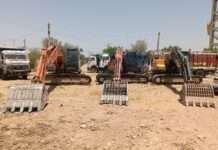 नागौर में अवैध खनन पर बड़ी कार्रवाई, 2.50 करोड़ की मशीनें जब्त, 2 आरोपी गिरफ्तार