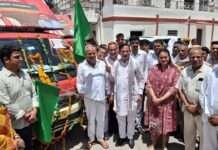 विधायक गुर्जर ने ‘ग्राम रथ अभियान’ के रथ को हरी झंडी दिखाकर किया रवाना