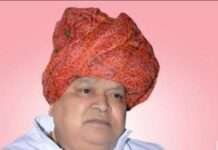 कठूमर के पूर्व विधायक बाबूलाल बैरवा का निधन