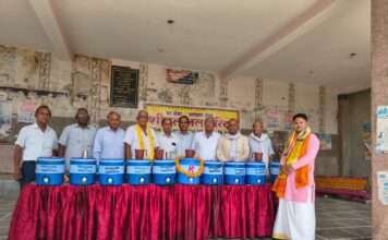 रूड़ा बाबा लेखरा बस स्टैंड पर कुमावत समाज ने शुरू किया शीतल जल मंदिर