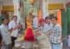 पंचमुखी महादेव मंदिर में भव्य ध्वजा रोहण, जयकारों से गूंजा