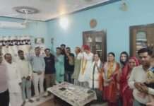 राष्ट्रीय जीनगर एकीकरण महासभा के राष्ट्रीय अध्यक्ष लोकेश परमार का अभिनंदन