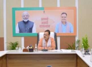 मुख्यमंत्री ने ली वन विभाग की बैठक
