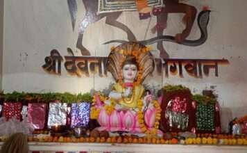 लघु पुष्कर मांडकला सरोवर पर धरणीधर भगवान की तृतीय वर्षगांठ सम्पन्न
