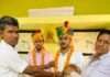 राठौड़ी कुआं त्यागी जी की बगीची में RAS अमित परिहार का सम्मान समारोह आयोजित
