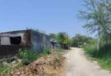 प्रशासनिक लापरवाही से ग्रामीण परेशान, बगड़ी में मुख्य रास्ते पर अतिक्रमण