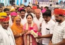 उप मुख्यमंत्री दिया कुमारी ने किया केसरपुरा ग्राम पंचायत भवन का लोकार्पण